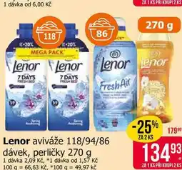 Teta Lenor Unstoppables Vonné Perličky 270g, vybrané druhy nabídka