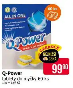 Teta Q-Power tablety do myčky 60 ks nabídka