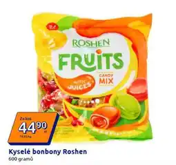 Action Kyselé bonbony Roshen nabídka