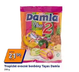 Action Tropické ovocné bonbóny Tayas Damla nabídka