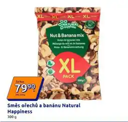 Action Směs ořechů a banánu Natural Happiness nabídka