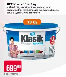 Teta HET Klasik 15 + 3 kg nabídka
