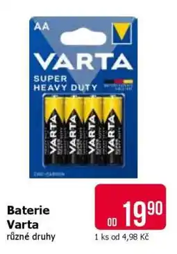 Teta BATERIE VARTA nabídka