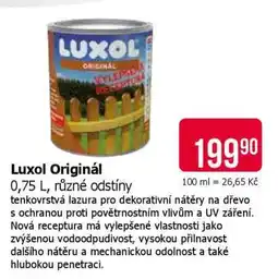 Teta LUXOL ORIGINAL nabídka