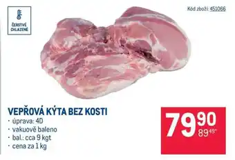 Vepřová kýta bez kosti