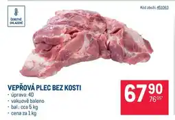 Makro Vepřová plec bez kosti nabídka