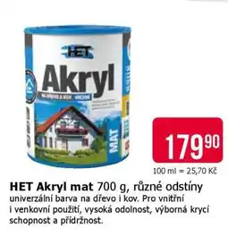 Teta HET Akryl mat nabídka