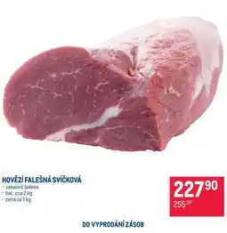 Makro Hovězí falešná svíčková nabídka