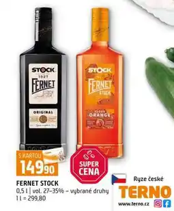 Terno Fernet Stock nabídka