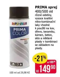 Teta PRIMA sprej nabídka