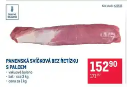 Makro Panenská svíčková bez řetízku s palcem nabídka