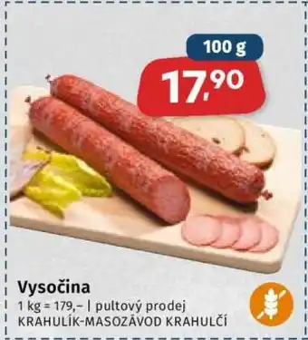 Coop Vysočina nabídka
