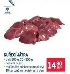 Makro Kuřecí játra nabídka
