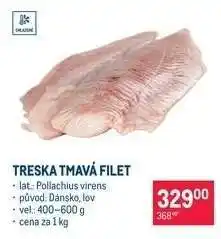 Makro Treska tmavá – filet nabídka