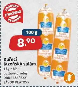 Coop Kuřecí lázeňský salám nabídka