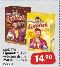 Coop Madeta Lipánek mléko nabídka