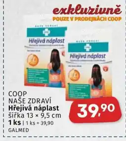 Coop COOP NAŠE ZDRAVÍ Hřejivá náplast nabídka