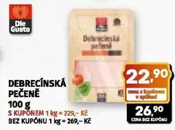 Coop Die Gusta Debrecínská pečeně nabídka