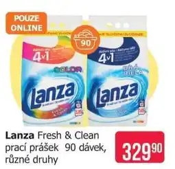 Teta Lanza Fresh & Clean prací prášek nabídka
