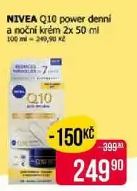 Teta Nivea Q10 Power denní a noční krém 2x 50 ml nabídka