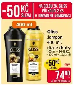 Teta Gliss šampon 400 ml nabídka