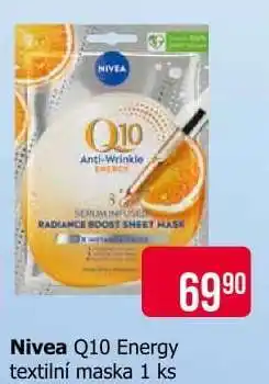 Teta Nivea Q10 Energy textilní maska 1 ks nabídka