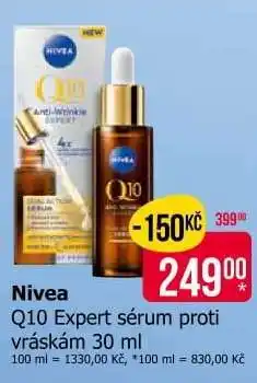 Teta Nivea Q10 Expert sérum proti vráskám 30 ml nabídka