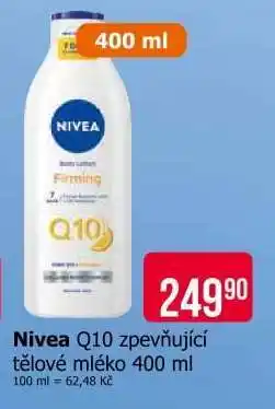 Teta Nivea Q10 zpevňující tělové mléko 400 ml nabídka