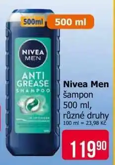Teta Nivea Men nabídka