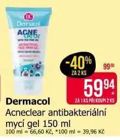 Teta Dermacol Acneclear antibakteriální mycí gel 150 ml nabídka