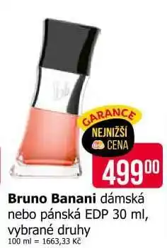 Teta Bruno Banani dámská nebo pánská EDP 30 ml nabídka