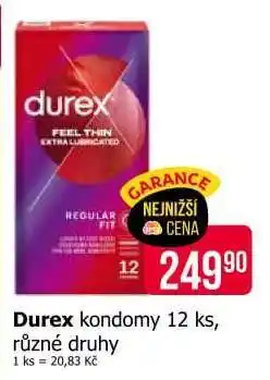 Teta Durex kondomy 12 ks, různé druhy nabídka