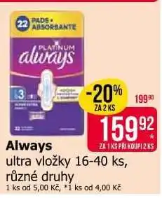 Teta Always nabídka