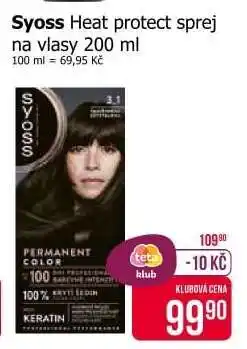 Teta Syoss Heat protect sprej na vlasy 200 ml nabídka