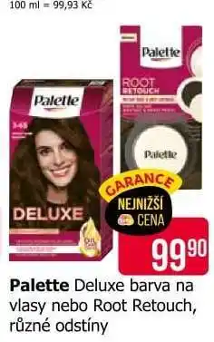 Teta Palette Deluxe barva na vlasy nebo Root Retouch nabídka