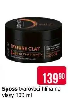 Teta Syoss tvarovací hlína na vlasy 100 ml nabídka