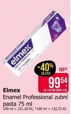Teta Elmex Enamel Professional zubní pasta 75 ml nabídka