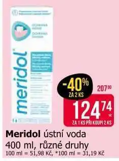 Teta Meridol Ústní voda nabídka