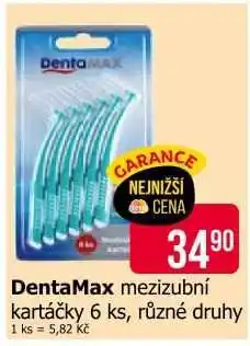 Teta DentaMAX mezizubní kartáčky 6 ks nabídka