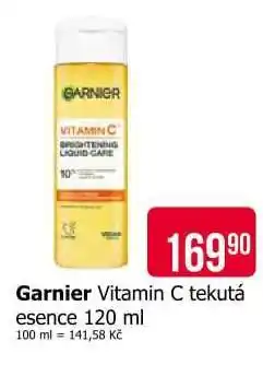 Teta Garnier Vitamin C tekutá esence 120 ml nabídka