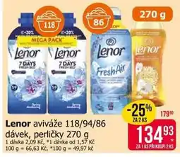 Teta Lenor aviváže 118/94/86 dávek, perličky 270 g nabídka