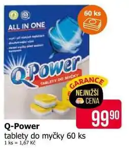 Teta Q-Power tablety do myčky 60 ks nabídka