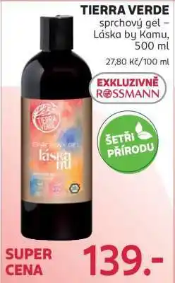Rossmann TIERRA VERDE sprchový gel – Láska by Kamu, 500 ml nabídka