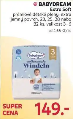 Rossmann BABYDREAM Extra Soft nabídka