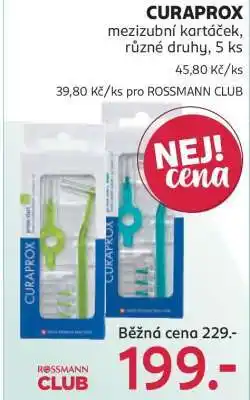 Rossmann CURAPROX mezizubní kartáček nabídka