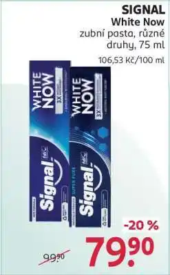 Rossmann Signal White Now nabídka