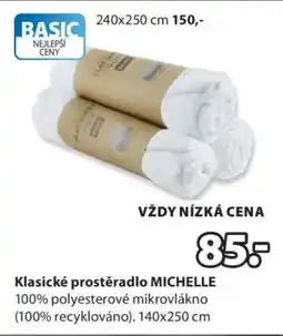 JYSK Klasické prostěradlo MICHELLE nabídka
