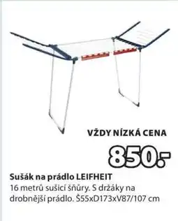 JYSK SUŠÁK NA PRÁDLO LEIFHEIT nabídka