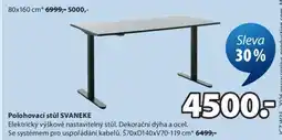 JYSK Polohovací stůl SVANEKE nabídka