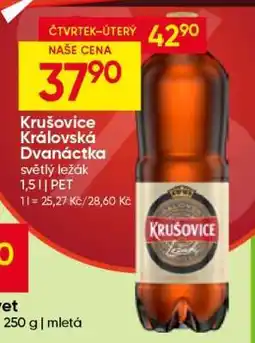 Hruška Krušovice Královská Dvanáctka nabídka